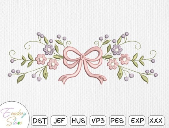 Elegant Floral Embroidery Design