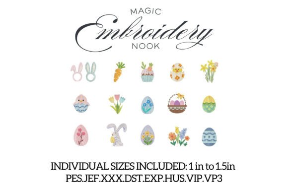 Mini Spring Easter Bundle X 15 Designs
